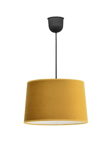 Marcia pendant light - IDP Lampshades - Velvet lampshade in 4 colours