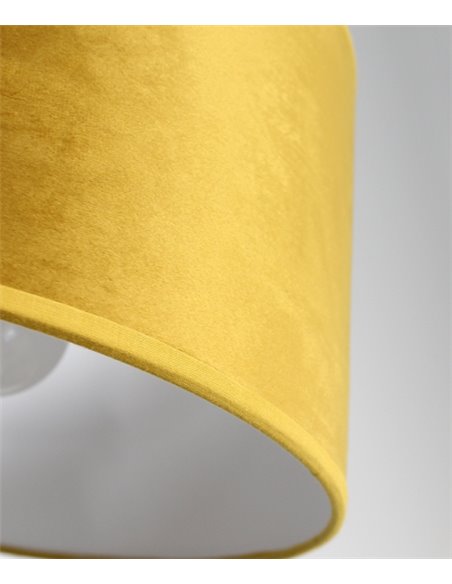 Marcia pendant light - IDP Lampshades - Velvet lampshade in 4 colours