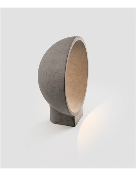 Gaia outdoor bollard - Faro - Cement lamp, IP55