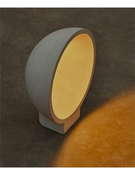 Gaia outdoor bollard - Faro - Cement lamp, IP55