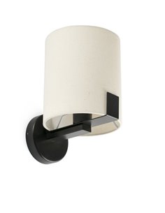 Nila wall light - Faro - Decorative lamp with white fabric lampshade 2