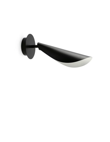 Liggera wall light - Faro - Modern black lamp with directional shade