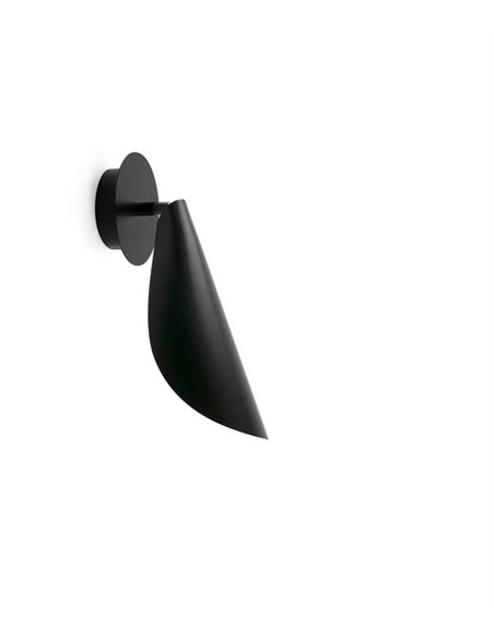 Liggera wall light - Faro - Modern black lamp with directional shade