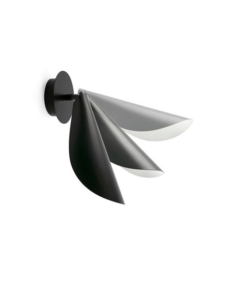 Liggera wall light - Faro - Modern black lamp with directional shade