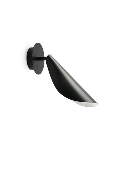 Liggera wall light - Faro - Modern black lamp with directional shade