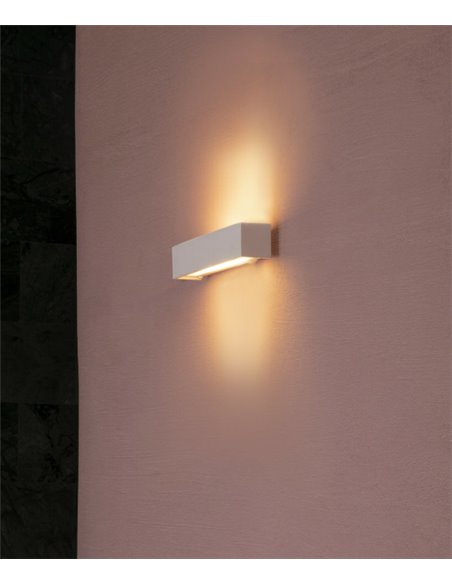 Milo wall light - Faro - Plaster lamp in 3 sizes