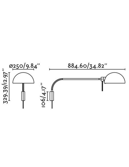 Dominica wall light - Faro - Modern directional lamp