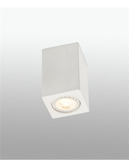 Sven SQ ceiling light - Faro - Square plaster ceiling light