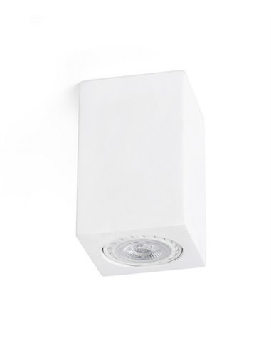 Sven SQ ceiling light - Faro - Square plaster ceiling light