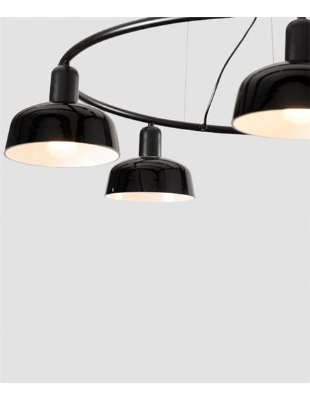 Tatawin pendant light - Faro - Circular lamp with 5 lights and 2 sizes