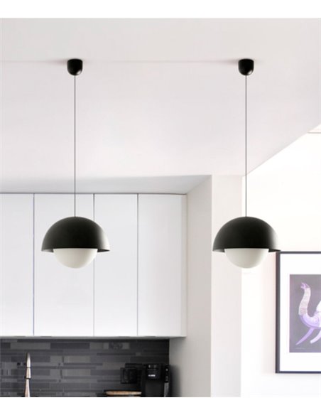 Marisol pendant light - Faro - Modern LED light, available in white or black