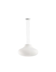 Isabelle 50 pendant light - Faro - Glass pendant light, white finish 2