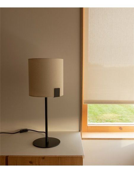 Nila table lamp - Faro - Decorative light with textile lampshade