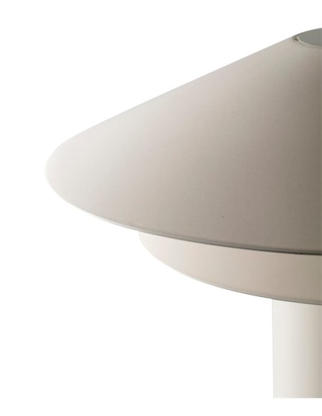 Shan table lamp - Faro - Parchment lampshade, decorative design