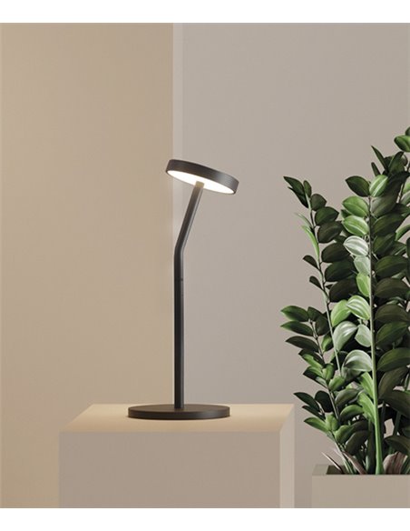 Corvus table lamp - ACB - Black lamp, LED 3000K