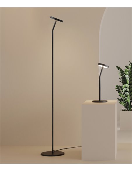 Corvus floor lamp - ACB - Floor lamp black, 125 cm, LED 3000K