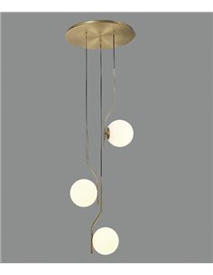 Maui ceiling pendant light - ACB - 3 lights, Ball light 2