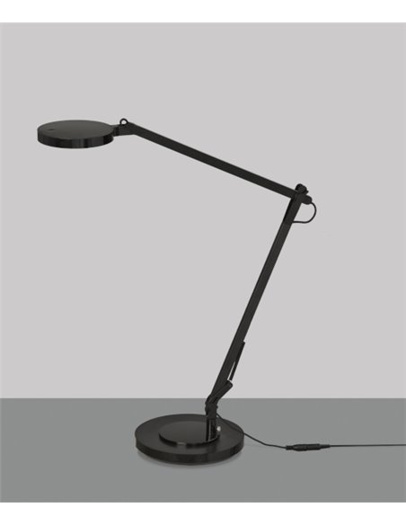 Luxa black desk lamp - ACB - Black lamp, Touch button, 3 intensities