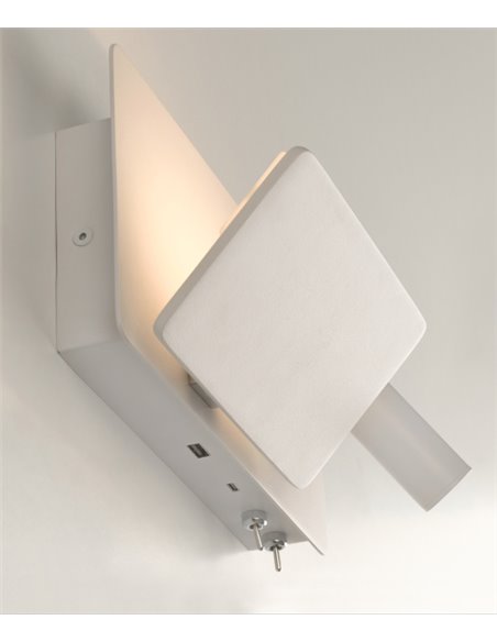 Laika wall light - ACB - Right, Reading lamp, White, LED 3000K