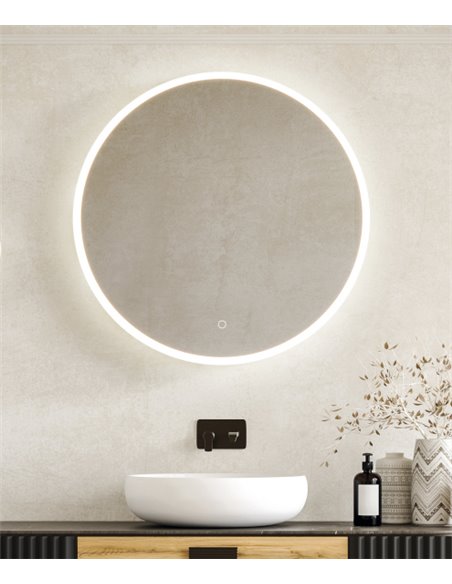 Petra Illuminated Bathroom Mirror - ACB - Touch Mirror, LED 3000K