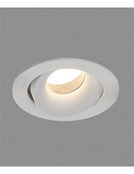 Musca recessed spotlight - ACB - Downlight white, 1xGU10, 9 cm