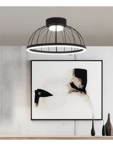 Tilda ceiling light - AJP - Black cage design