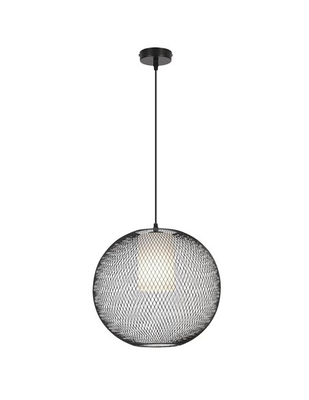 Malfa pendant light - AJP - Black ball lamp