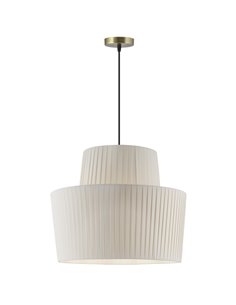 Lander pendant lamp - AJP - Double fabric shade