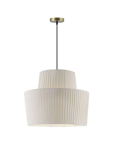 Lander pendant lamp - AJP - Double fabric shade