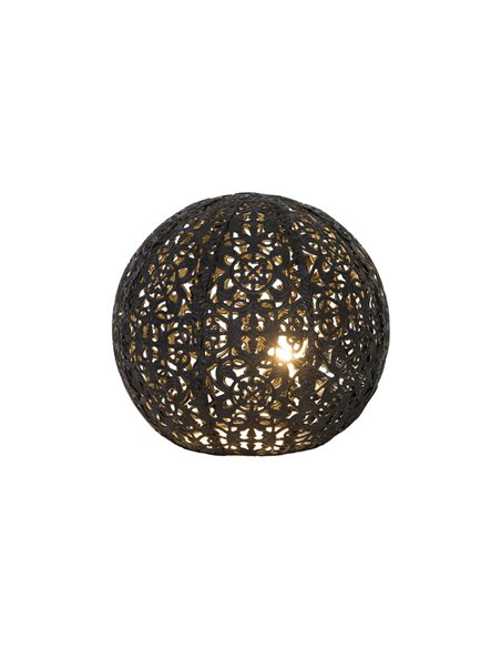 Ticam table lamp - AJP - Black oriental design