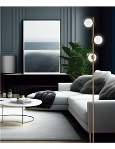 River floor lamp - AJP - Decorative ball design, 3 lights