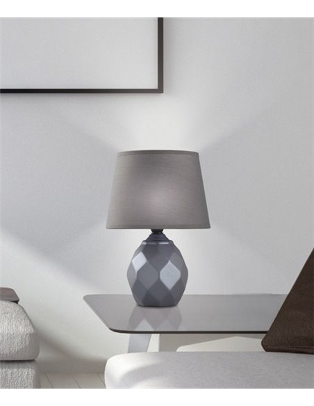 Platon table lamp - AJP - Ceramic brown lamp