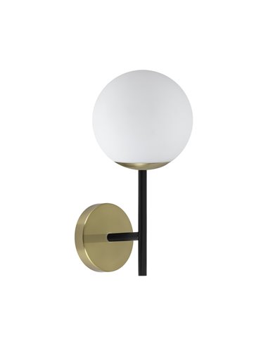 Pippa wall light - AJP - Brass ball lamp