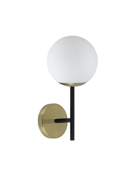 Pippa wall light - AJP - Brass ball lamp