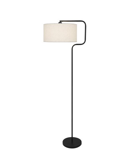 Olfo floor lamp - AJP - Adjustable linen lampshade, 165 cm