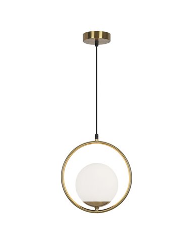 Odil pendant light - AJP - Brass ball pendant light