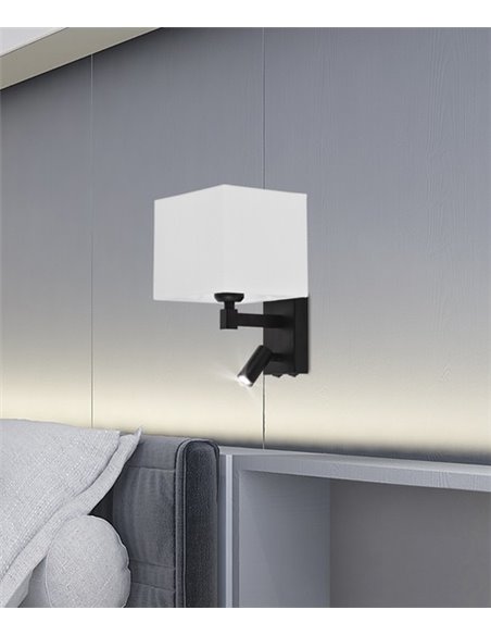 Marlen wall light - AJP - Reading lamp with LED reader