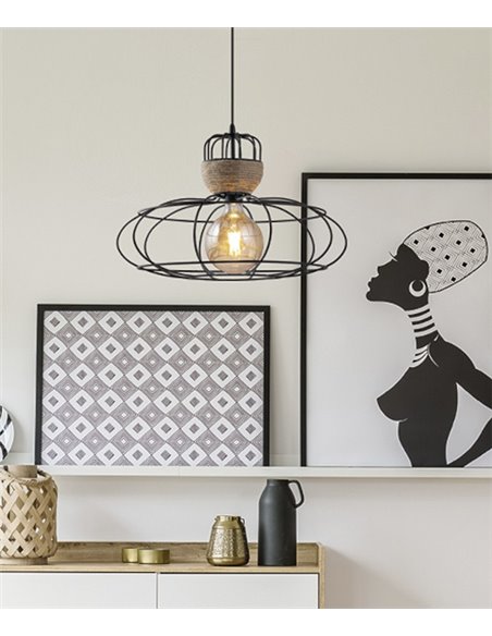 Mardin pendant light - AJP - Cage lamp, black finish