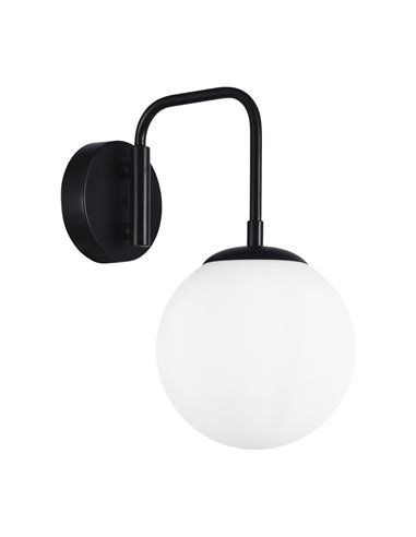 Lebon wall light - AJP - Ball design with glass shade