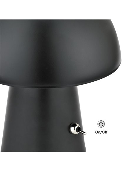 Kent table lamp - AJP - Minimalist mushroom-shaped lamp