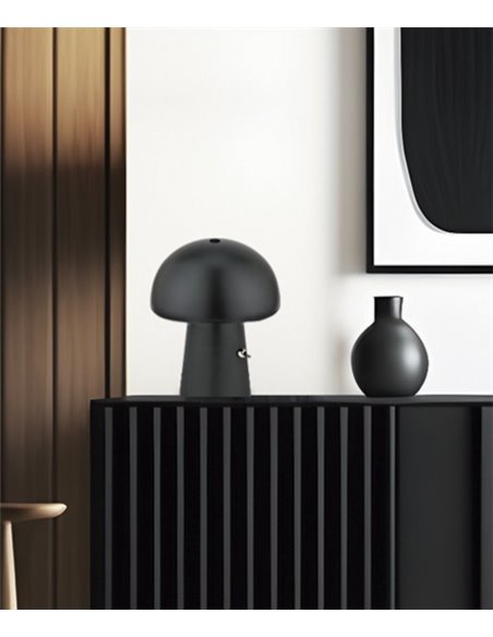 Kent table lamp - AJP - Minimalist mushroom-shaped lamp