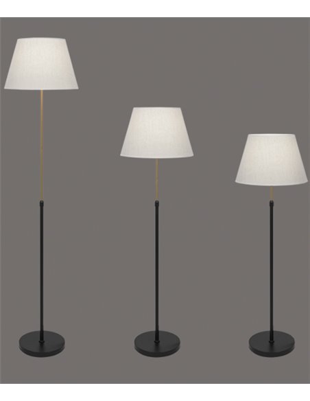 Kendal floor lamp - AJP - Extendable bicolor lamp