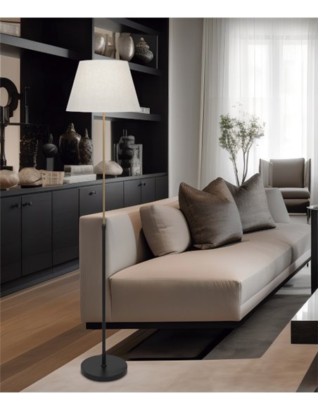 Kendal floor lamp - AJP - Extendable bicolor lamp