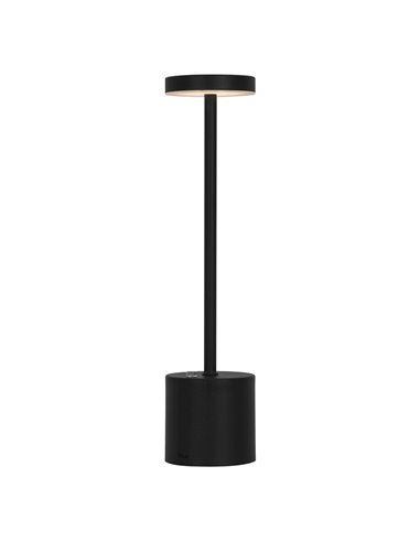 Freya portable lamp - AJP - Rechargeable black LED lamp