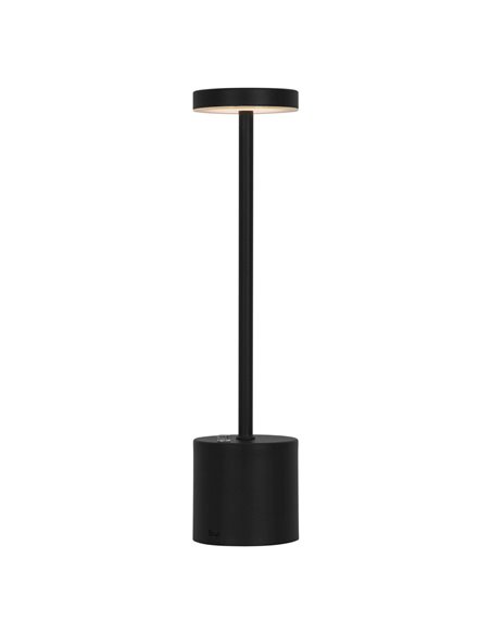 Freya portable lamp - AJP - Rechargeable black LED lamp