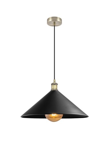 Cortez pendant light - AJP - Minimalist lamp with conical lampshade