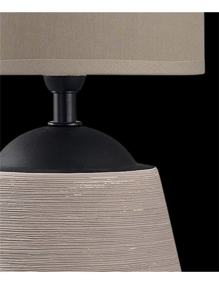 Albany table lamp - AJP - Ceramic lamp, fabric shade