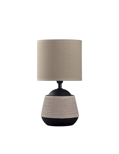 Albany table lamp - AJP - Ceramic lamp, fabric shade