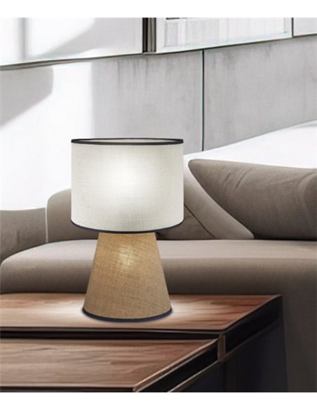 Selma table lamp - AJP - Two-color fabric light