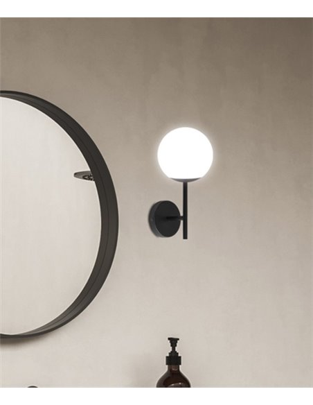 Royal wall sconce - AJP - Black ball light